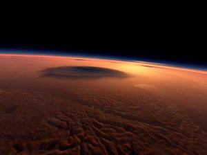 Olympus Mons from Mars orbit. Credit: NASA